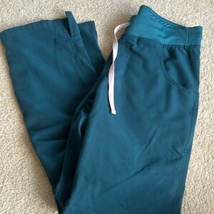 Figs Caribbean blue pants